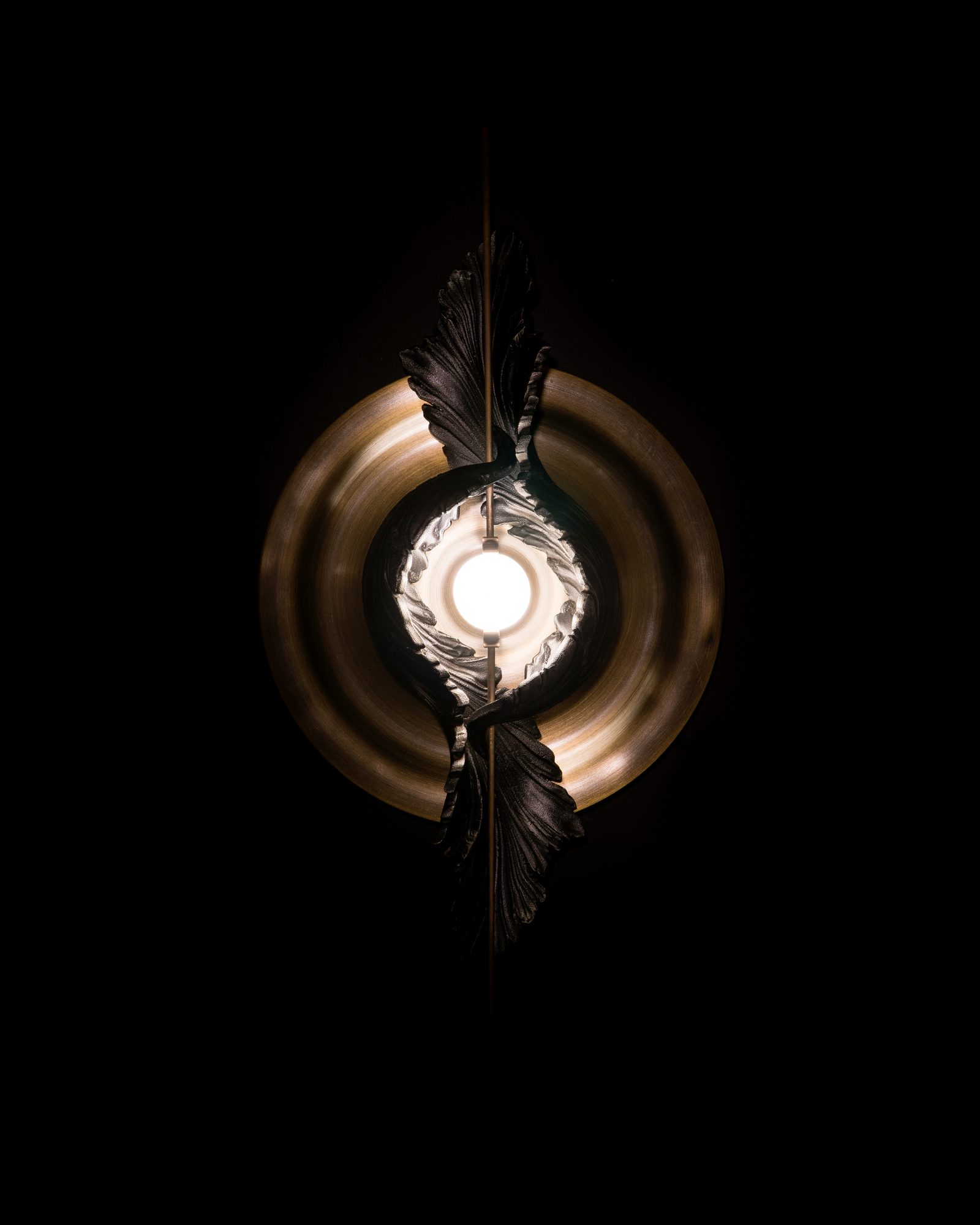 Acanthus Wall Light — Aion, full front view
